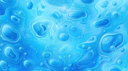 abstract blue water bubbles background