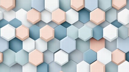 abstract hexagon pattern background