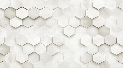 white hexagon pattern background texture