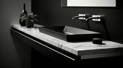 bathroom wall hung sink