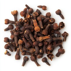 Fototapeta premium Aromatic Cloves Spice, Dried Flower Buds, Culinary Ingredient, Top View.