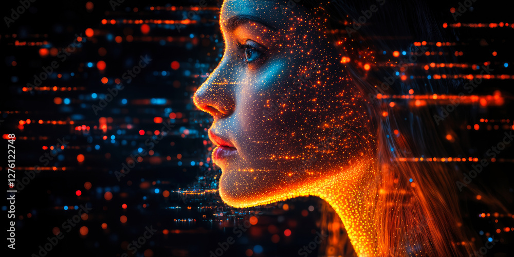 Poster ai-driven digital integration enhancing brand storytelling for connecting with tech-savvy consumers 