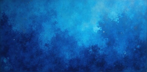 Abstract blue, heavy impasto texture, vibrant hues, impasto, design