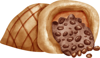 watercolor cocoa