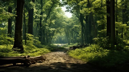 Obraz premium trees forest wood