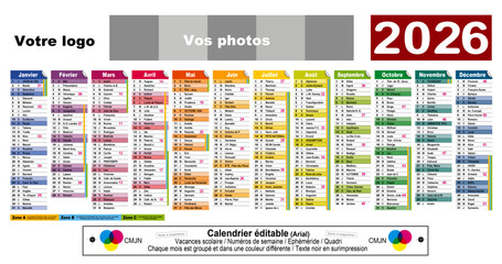 Calendrier 2026 - 19