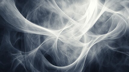 Abstract grayscale swirls and lines background.
