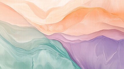 Obraz premium abstract pastel landscape painting