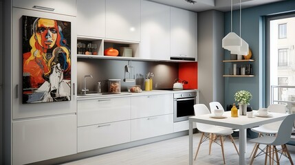 storage real estate kitchen