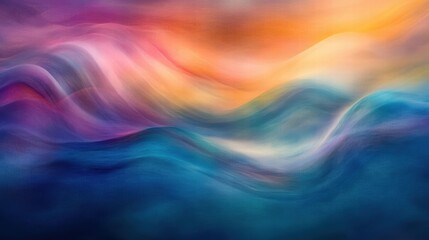 Fototapeta premium abstract colorful waves painting
