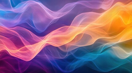 Obraz premium abstract colorful wave background