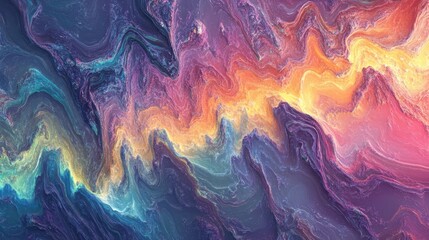 Obraz premium abstract colorful swirling marble texture
