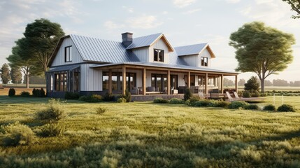 farmhouse new construction houses