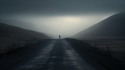 mysterious ghost road