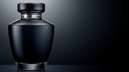 Elegant fragrance bottle, sleek design and sophisticated branding mock-up