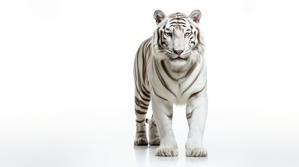 Obraz premium majestic animals white background