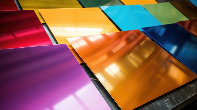 painted sheet metal background