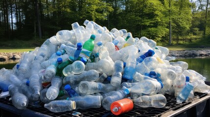 environment plastic bottle water