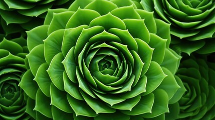 spiral green background pattern