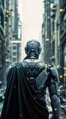 Fototapeta premium ai, asi, robot, llm, super intelligence, overlord, dictator, malignant, safety, extinction,