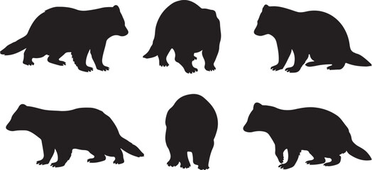 Otter Silhouette Vector Art for Wildlife and Animal Lovers