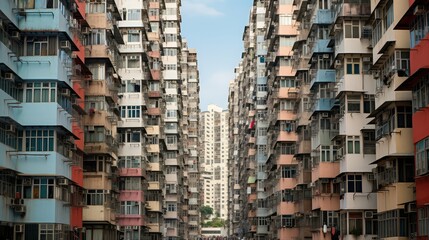 Fototapeta premium skyscrapers housing demand