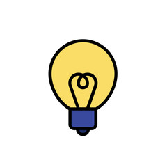 Lamp Filled Line Icon