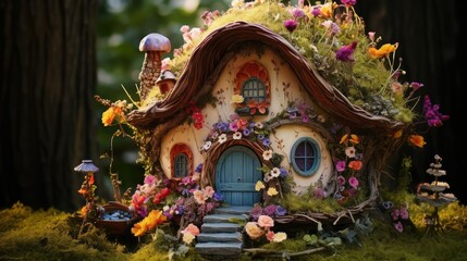 Fototapeta premium petals amazing fairy house