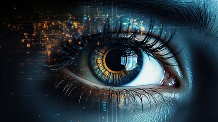 Fototapeta premium digital data spiral