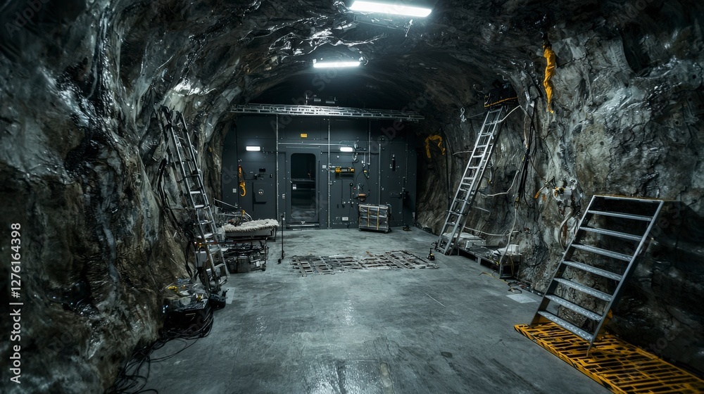 Poster exploring human potential in unique underground zero gravity environments a research perspective