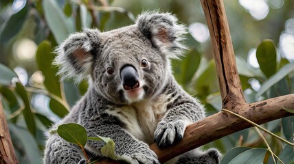 Fototapeta premium koala in tree