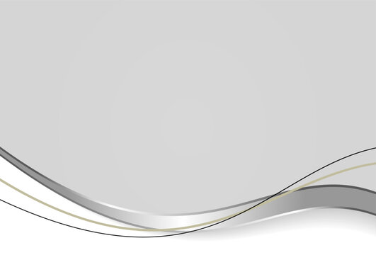 Vector Elegant Abstract Wavy Design with Gray Tones and Smooth Flowing Lines