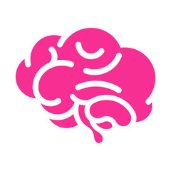 Brain Vector Logo Design Template
