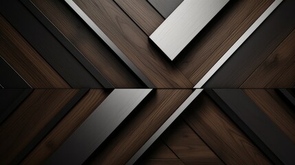 Obraz premium contrast design of dark wood background