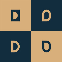 Letter D Logo Vector Template Abstract Monogram Symbol
