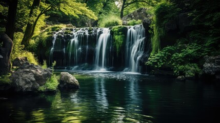 Obraz premium crystal water wastewater