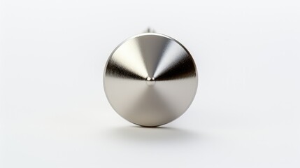 silver metal push pin
