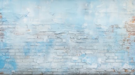 Obraz premium expression light blue brick wall