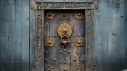 hinges ornate door