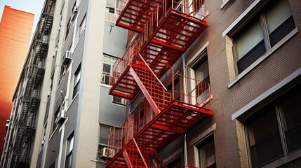 staircase fire escape route