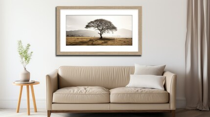 decor simple gold frame