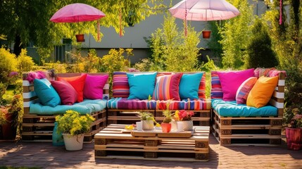 Fototapeta premium crafts wood palettes