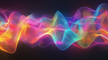 Fototapeta premium colorful abstract wave background