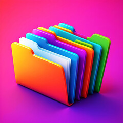 Folder Stack Icon