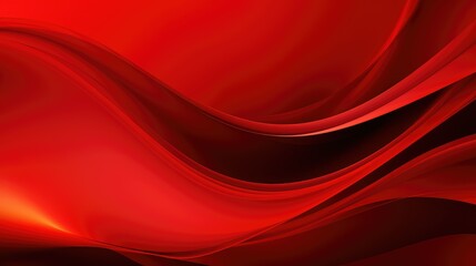vibrant red wave background