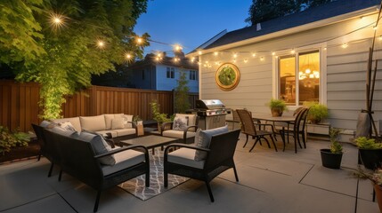 Obraz premium seating staging house