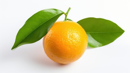 fruit mandarins white background