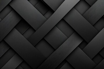 Naklejka premium Dark deep black dynamic abstract vector background with diagonal lines, a gradient from light to deep black, and geometric shapes for an abstract design. Vector illustration style