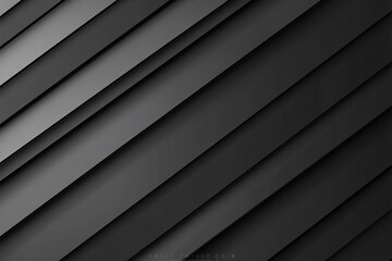 Obraz premium Dark deep black dynamic abstract vector background with diagonal lines, a gradient from light to deep black, and geometric shapes for an abstract design. Vector illustration style