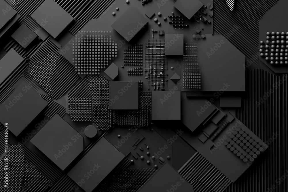Poster dark deep black dynamic abstract vector background with diagonal lines, a gradient from light to dee